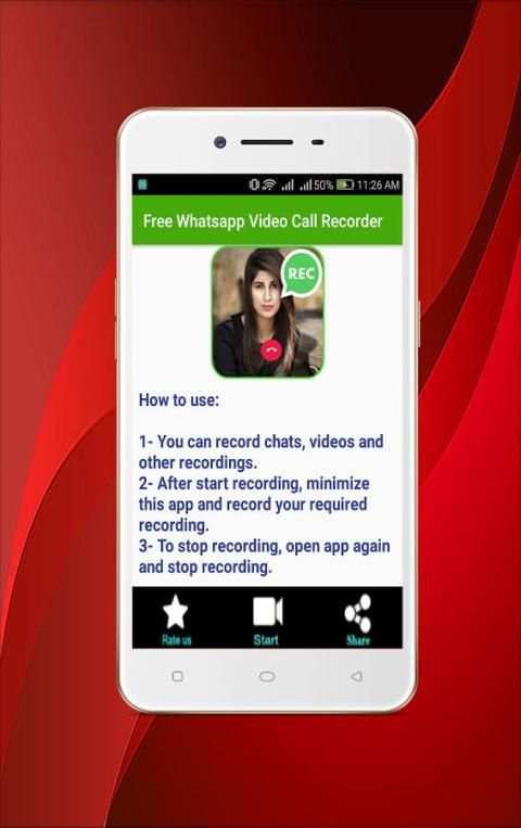 Fre Whatsapp Video Cal Recordr screenshot 3