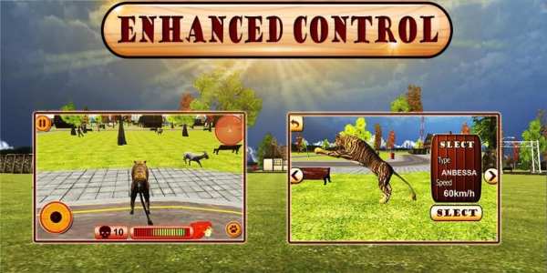 Angry Lion City Attack 3D screenshot 3