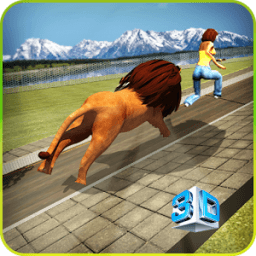 Angry Lion City Attack 3D иконка