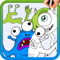 How to draw Monsters on 9Apps