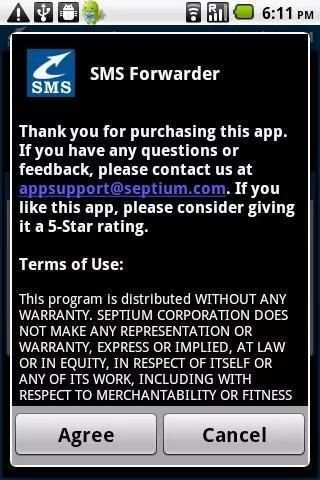 SMS Forwarder screenshot 1