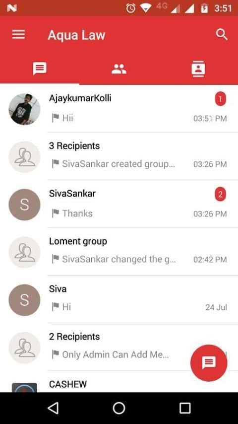 Aqua Law Secure Messenger screenshot 2