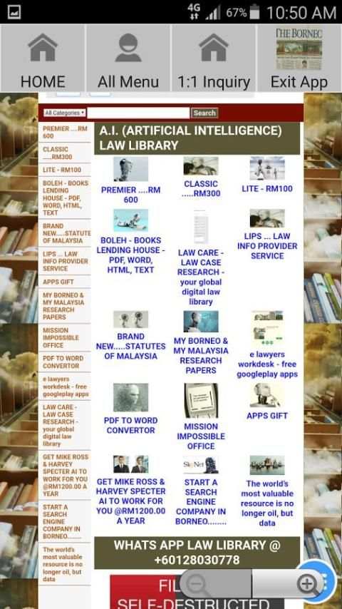 WHATS APP LAW LIBRARY screenshot 1