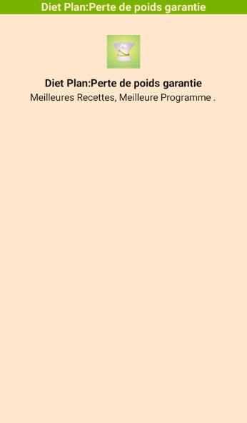 Diet Recettes:Perte de poids garantie screenshot 1
