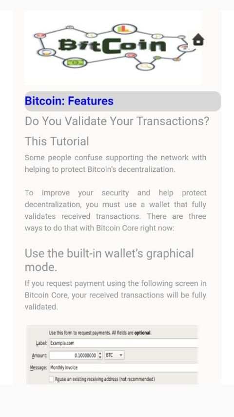 Bitcoin: Feature скриншот 2
