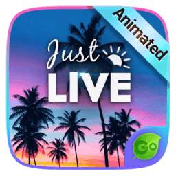 Just Live GO Keyboard Animated Theme