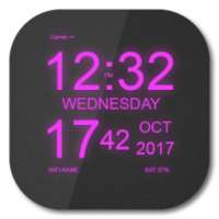 WP Digital Wallpaper Clock
