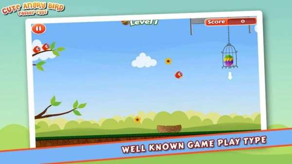 Cute Angry Bird : Eggs स्क्रीनशॉट 8