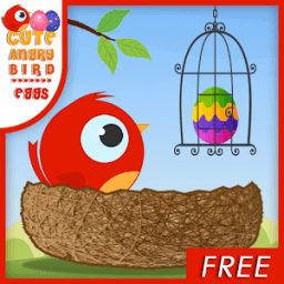 Cute Angry Bird : Eggs आइकन