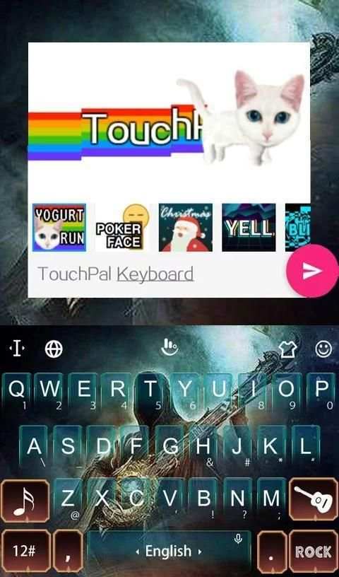 Song Of Death Keyboard Theme screenshot 1
