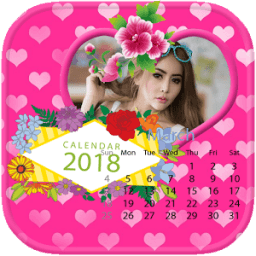 กรอบรูปปฏิทิน2018 เฟรมปฏิทินของฉัน แต่งรูปปฏิทิน иконка