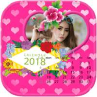 กรอบรูปปฏิทิน2018 เฟรมปฏิทินของฉัน แต่งรูปปฏิทิน on 9Apps