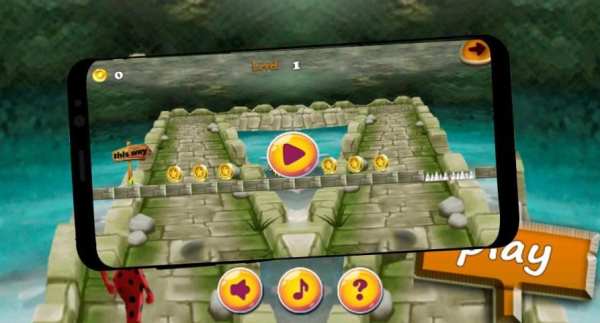 Temple Ladybug Run - the miraculous ladybug скриншот 1