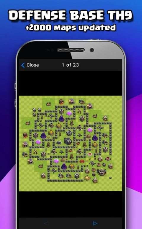 Maps For COC TH9 3 تصوير الشاشة