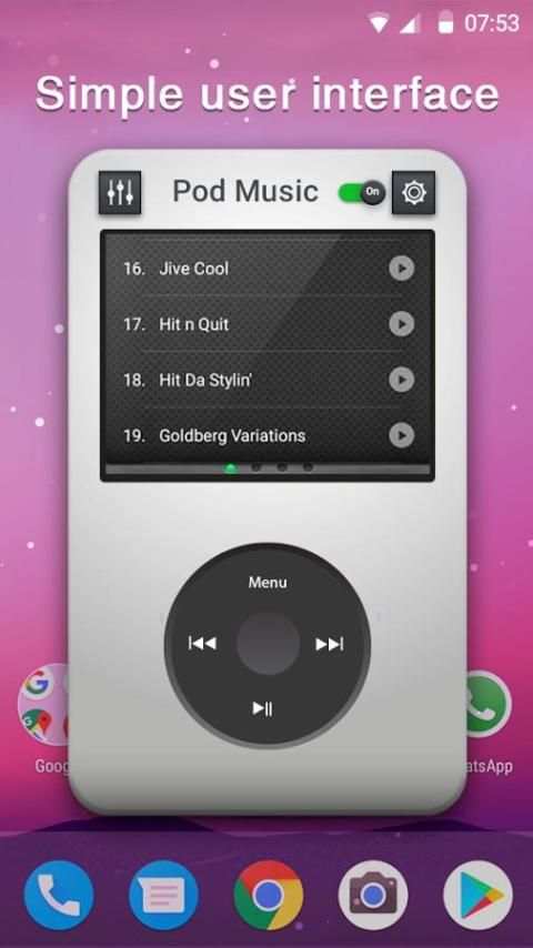 Mp3 Player - Pod Music Player скриншот 2
