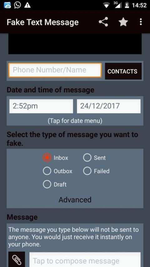 Fake Text Message screenshot 4