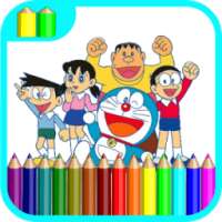 Learn Coloring For Doraemon