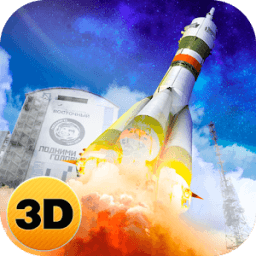 Russia Space Rocket Flight 3D иконка