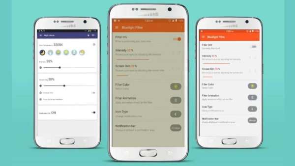 Blue Light Filter Night Mode - Screen Dimmer скриншот 1
