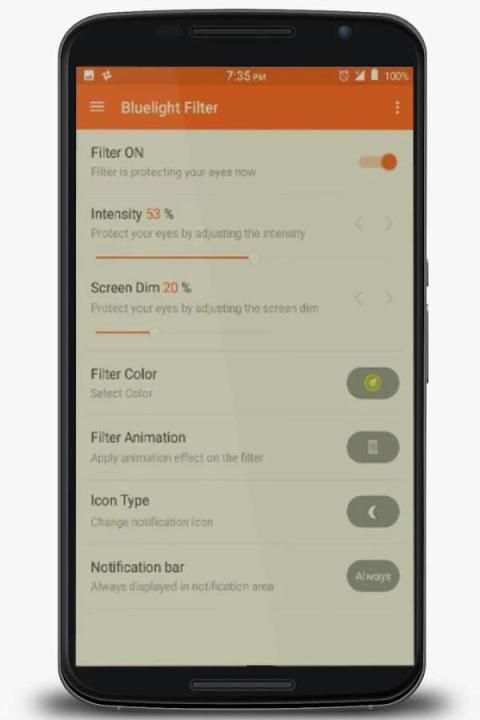 Blue Light Filter Night Mode - Screen Dimmer скриншот 17