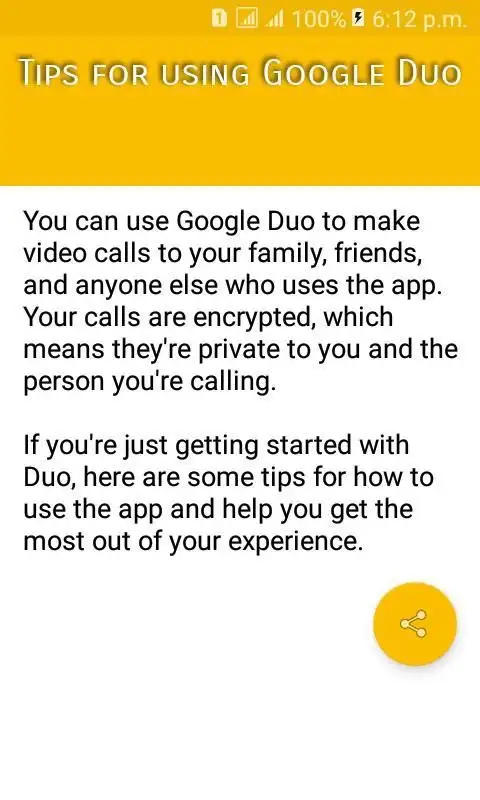 Ultimate Guide For Google Duo screenshot 2