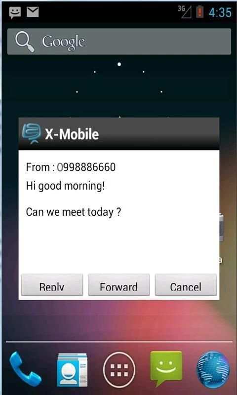 X-Mobile 1 تصوير الشاشة