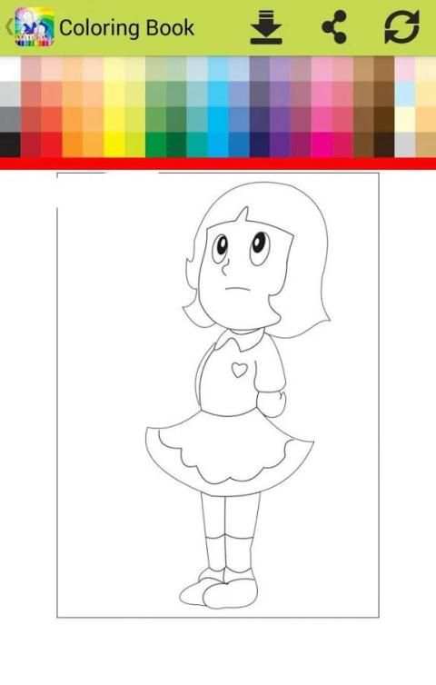 Coloring hattoriI ninja go screenshot 2