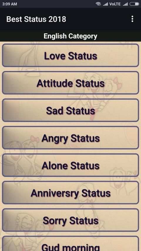 Best Status 2018 स्क्रीनशॉट 6