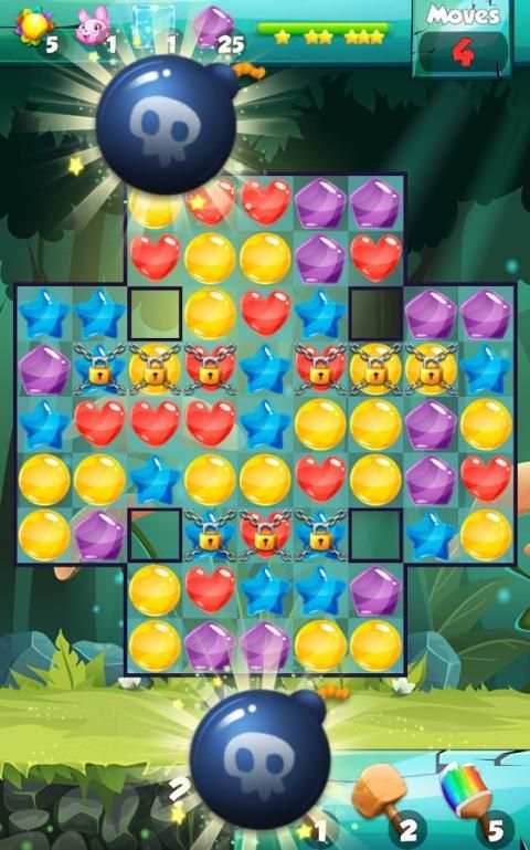Jewels Match Three Game screenshot 1