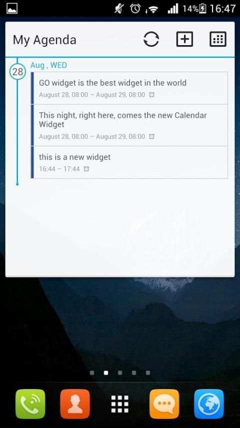 GO Calendar+ screenshot 3