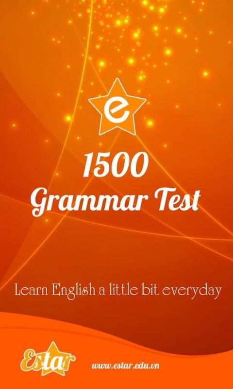 1500 Grammar Test скриншот 2