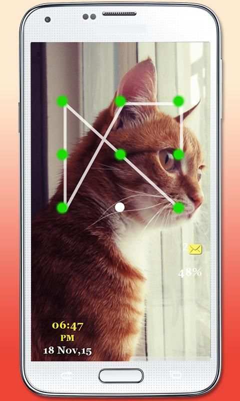 Kitty Cat Pattern Lock screenshot 2