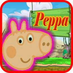 Happy Pig going on holiday games icon