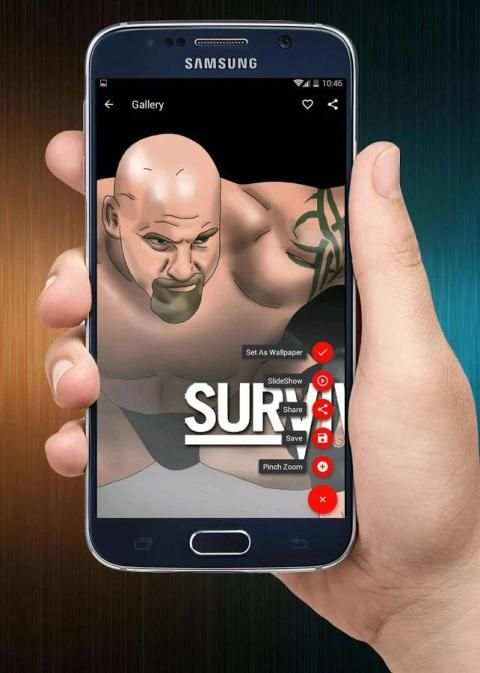 Goldberg Wallpaper WWE 3 تصوير الشاشة