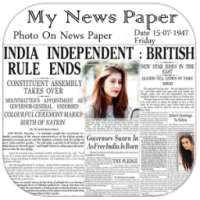 News Paper Photo Frame