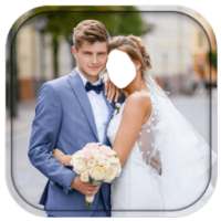 Wedding Couple Suit Photo Montage