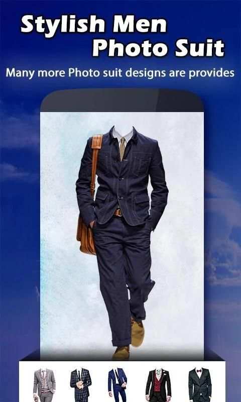 Stylish Man Photo Suit скриншот 2