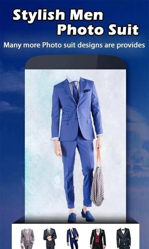 Stylish Man Photo Suit скриншот 3