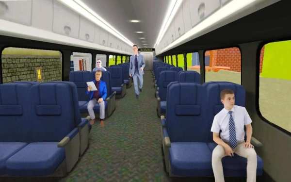 Kereta bawah tanah Simulator Metro Melatih Sopir screenshot 4