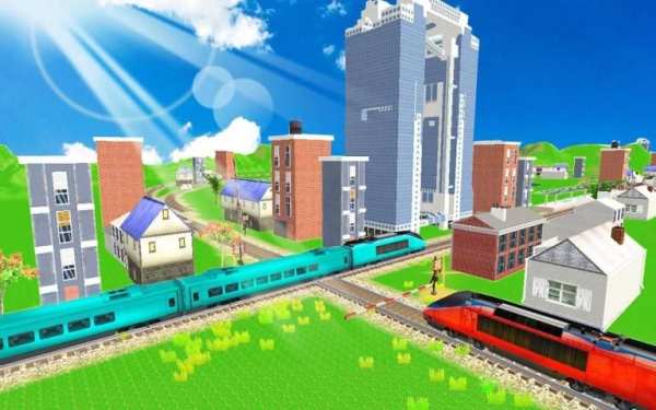 скоростной поезд симулятор 3D скриншот 7