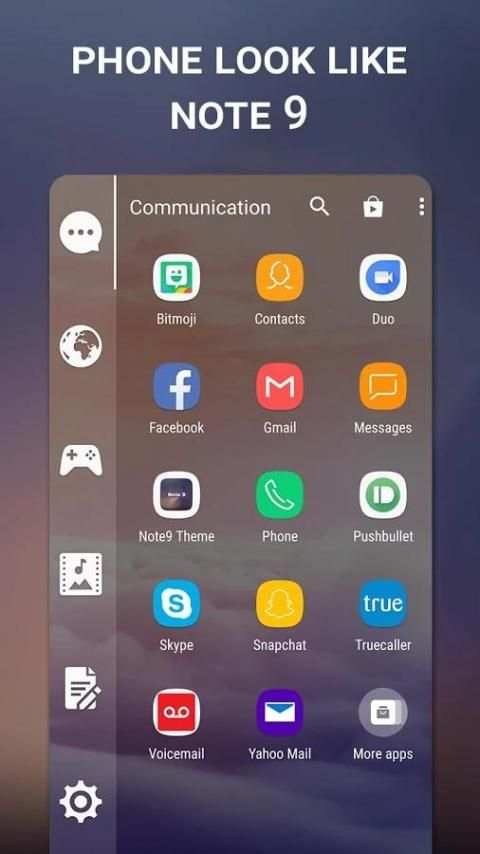 Note 9 Launcher Theme screenshot 1