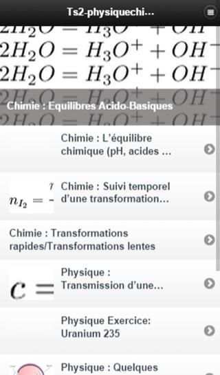 Antiseche Physique-Chimie TS screenshot 2