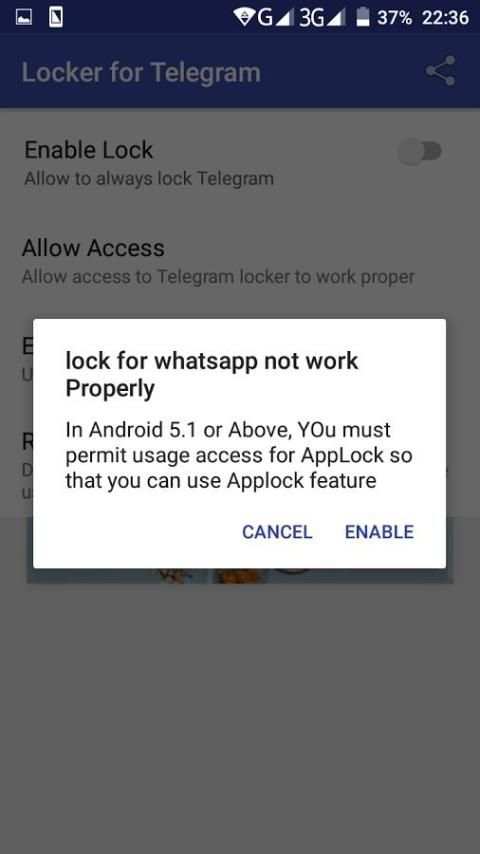 Lock for Telegram screenshot 3