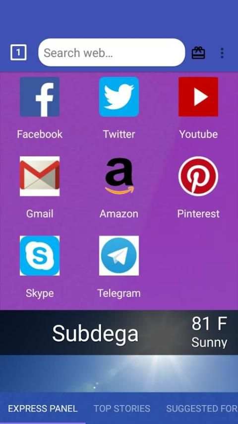 Fast Web Browser स्क्रीनशॉट 2