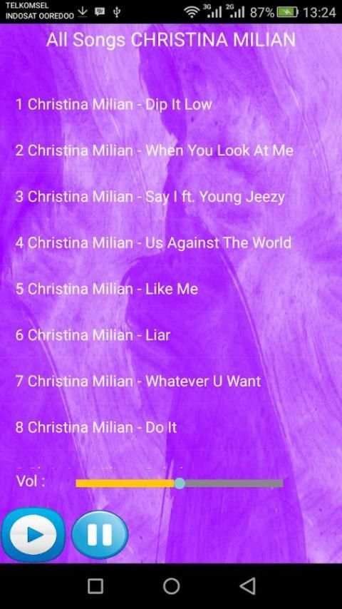 CHRISTINA MILIAN SONGS screenshot 2