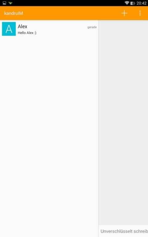 Kandru Messenger (Jabber/XMPP) screenshot 1