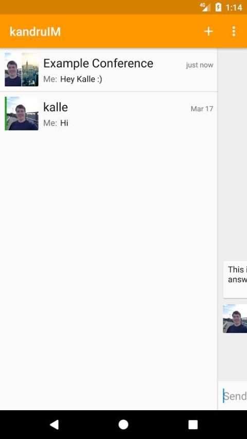 Kandru Messenger (Jabber/XMPP) screenshot 4