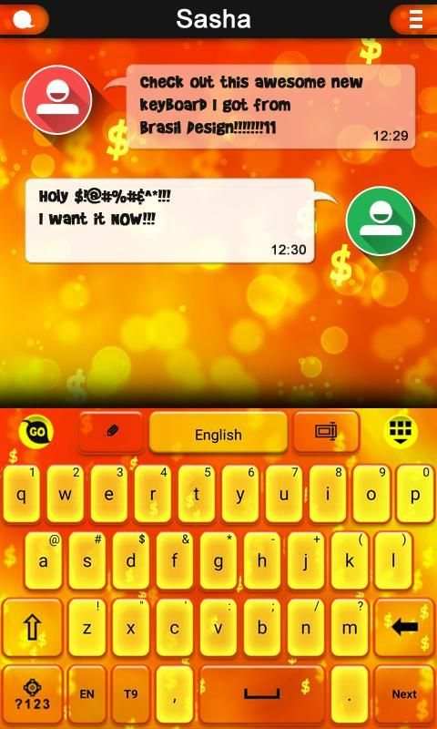 Big Money keyboard स्क्रीनशॉट 5
