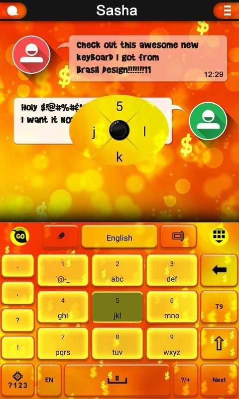 Big Money keyboard स्क्रीनशॉट 2