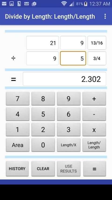 Feet and Inches Calculator 2 تصوير الشاشة